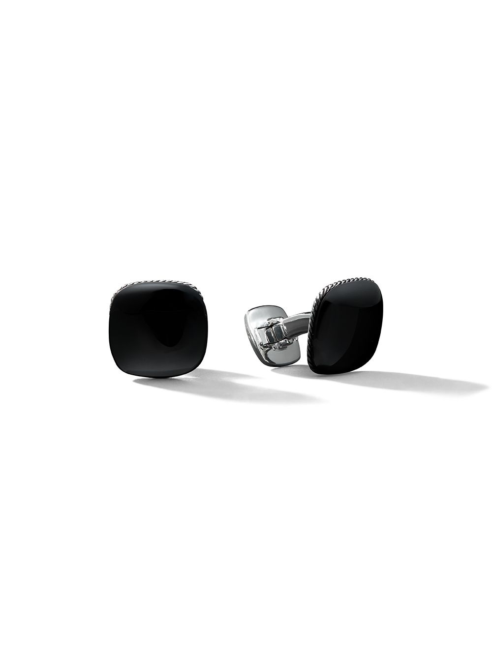 David Yurman Streamline black onyx cufflinks - Silver von David Yurman