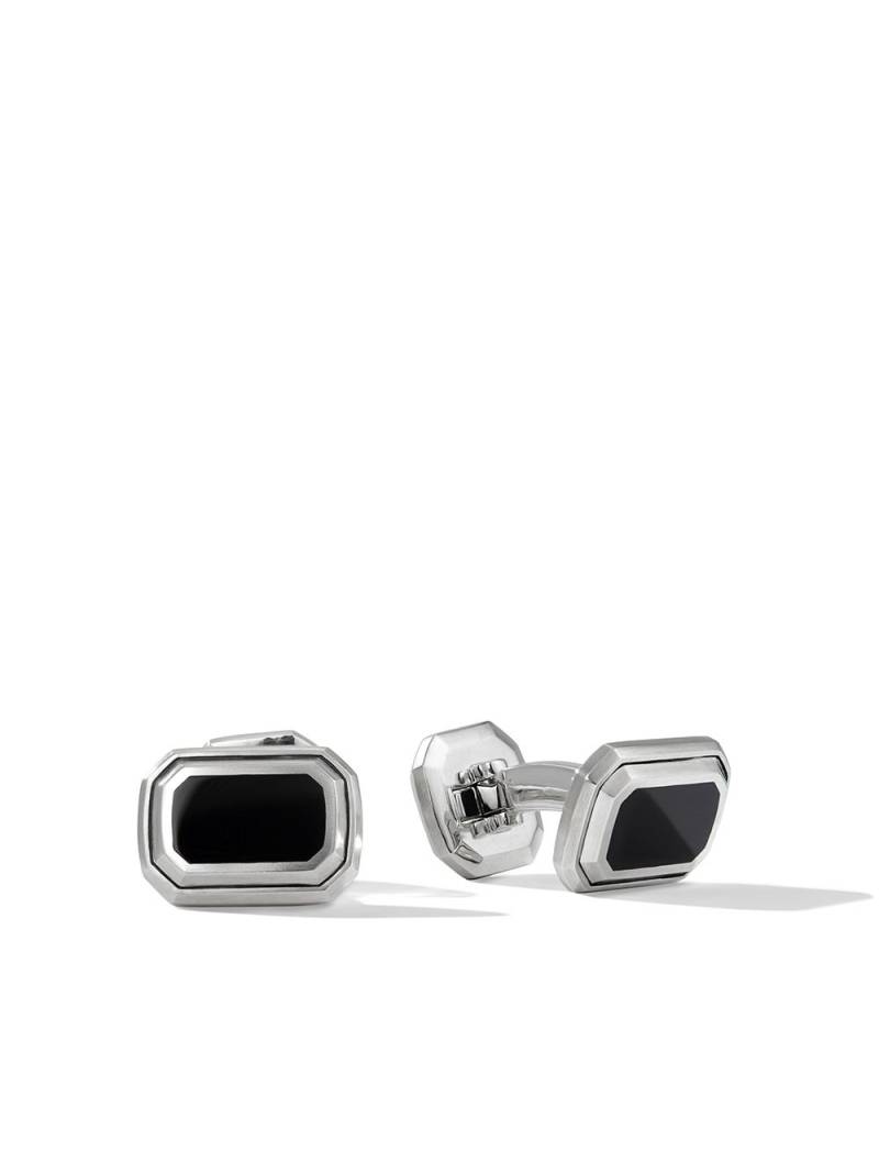 David Yurman gemstone cufflinks - Silver von David Yurman