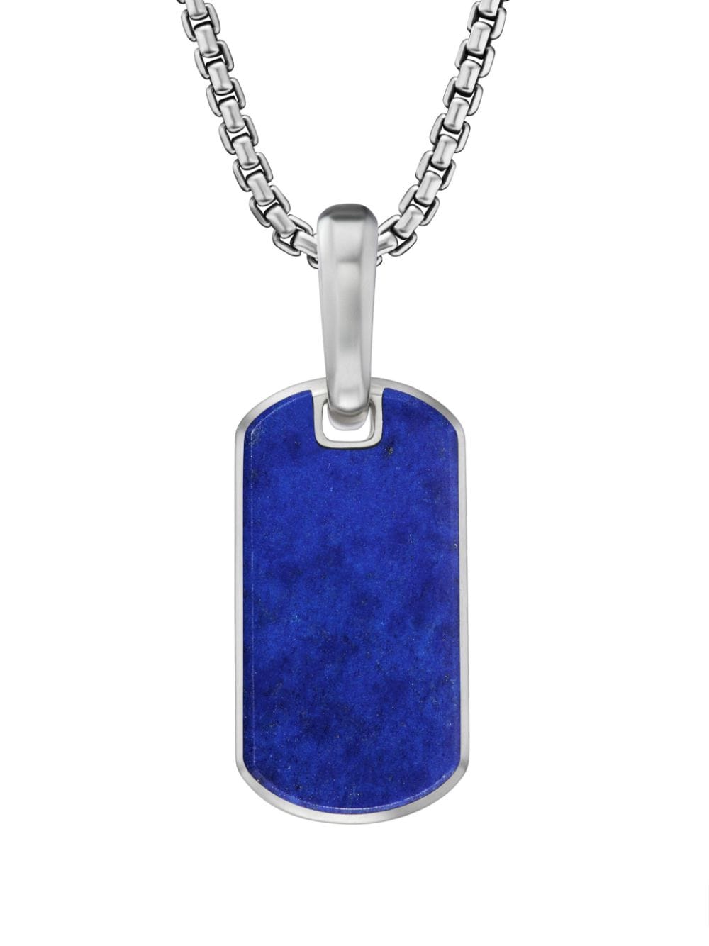 David Yurman sterling silver Chevron lapis lazuli tag - Blue von David Yurman