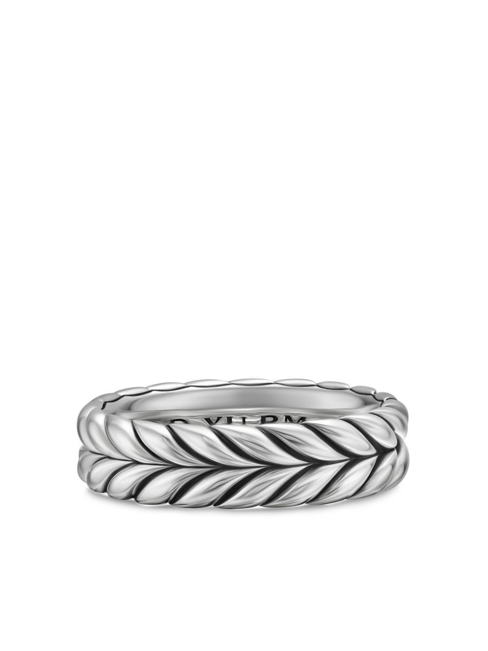 David Yurman sterling silver Chevron ring von David Yurman