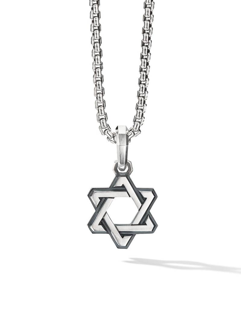 David Yurman sterling silver Deco Star of David pendant von David Yurman