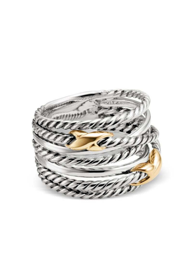 David Yurman sterling silver Double X Crossover ring von David Yurman