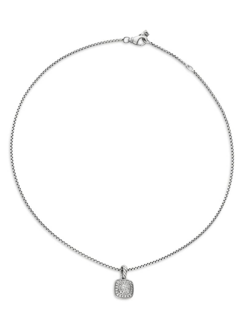 David Yurman sterling silver Petite Albion diamond necklace von David Yurman