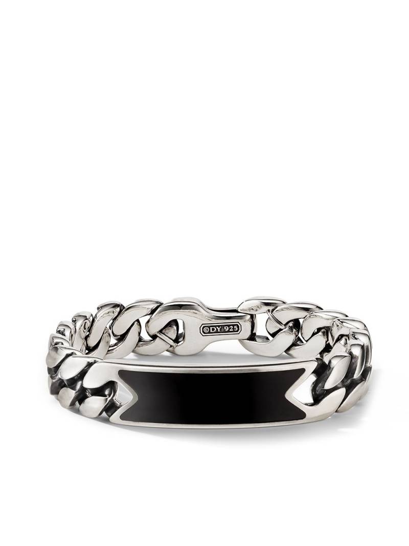 David Yurman sterling silver Curb Chain diamond bracelet von David Yurman