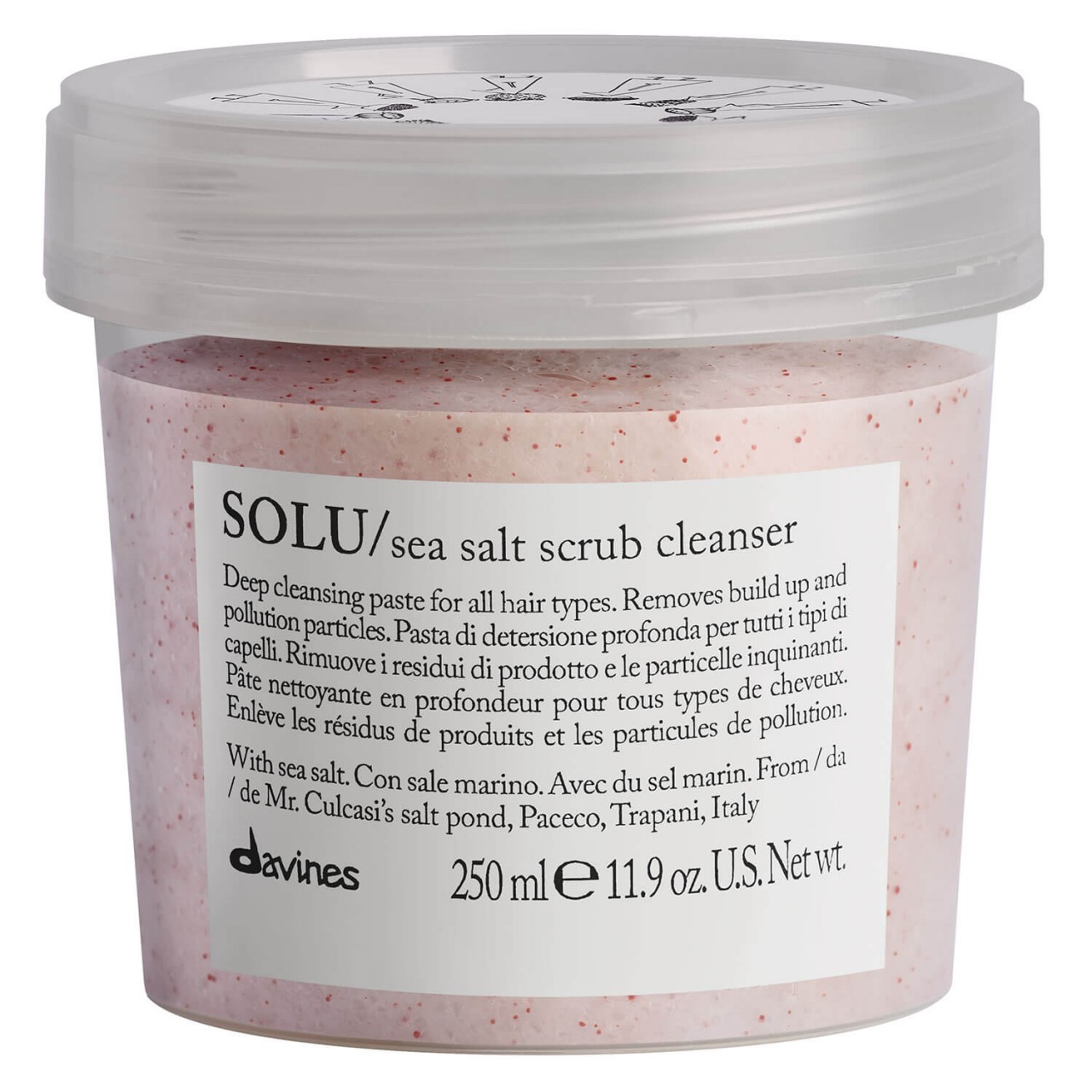 Essential Haircare - SOLU Sea Salt Scrub Cleanser von Davines