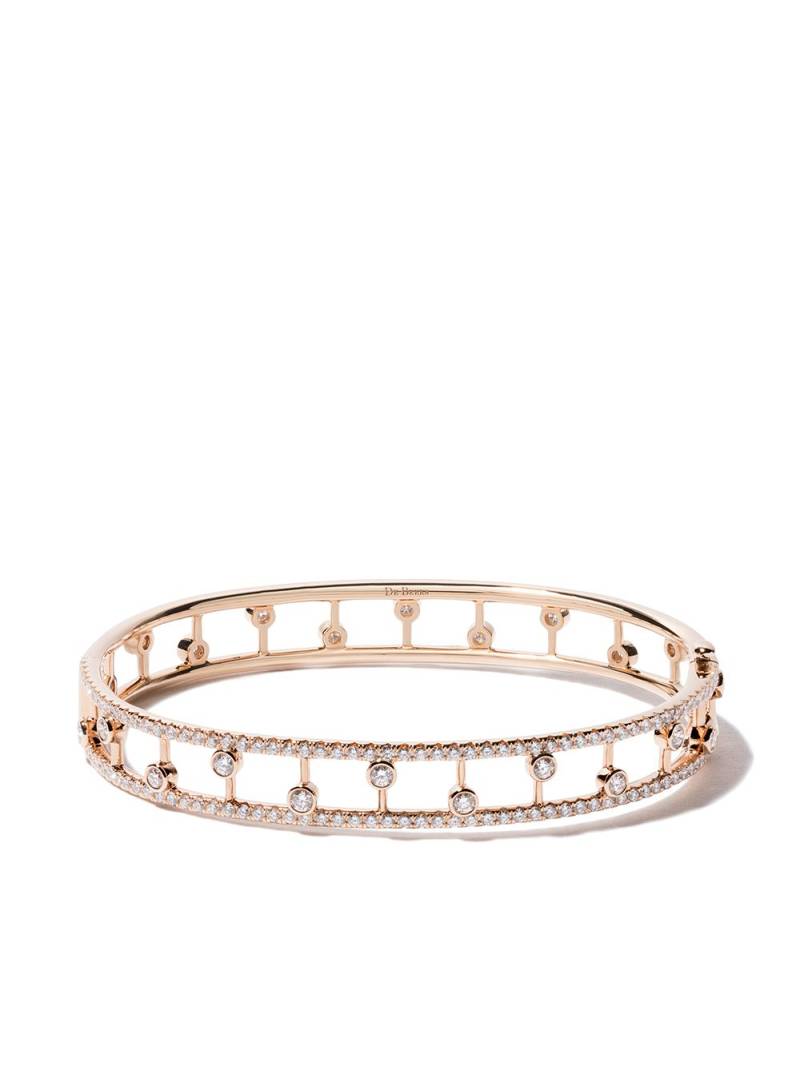 De Beers Jewellers 18kt rose gold Dewdrop diamond bangle - Pink von De Beers Jewellers