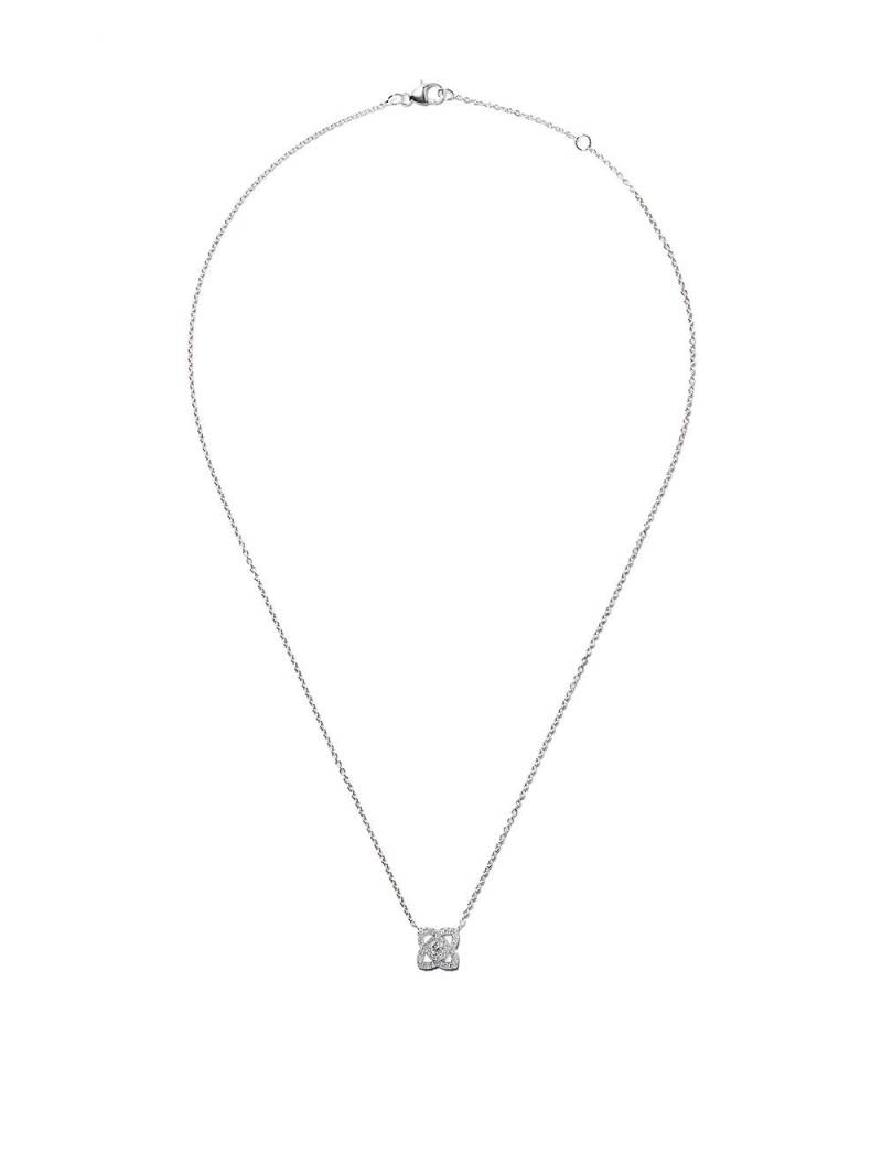 De Beers Jewellers 18kt white gold Enchanted Lotus diamond pendant necklace - Silver von De Beers Jewellers