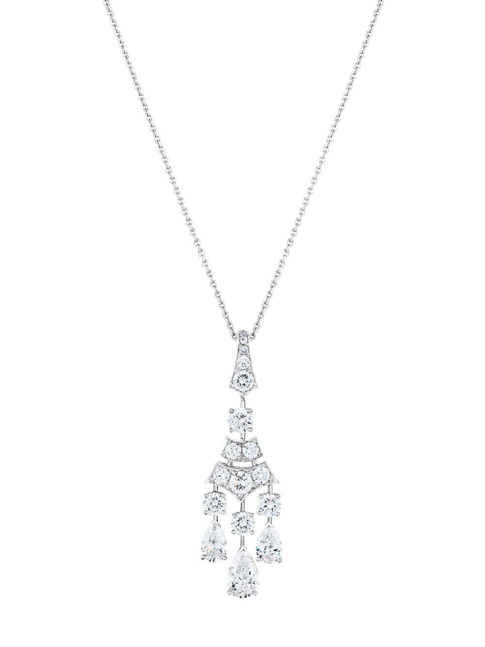 De Beers Jewellers 18kt white gold Frost diamond pendant necklace - Metallic von De Beers Jewellers