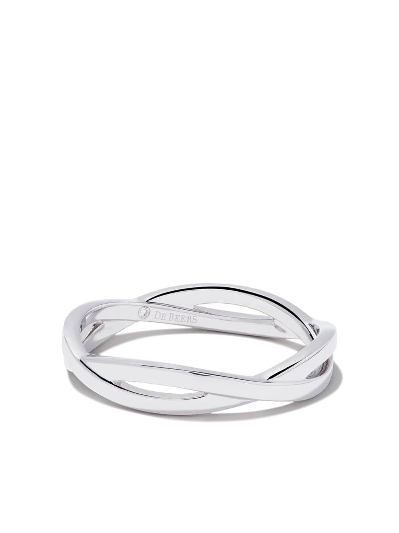 De Beers Jewellers 18kt white gold Infinity 3mm band - Silver von De Beers Jewellers