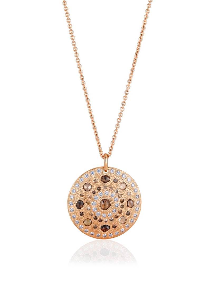 De Beers Jewellers 18kt rose gold Talisman Large Medal diamond pendant necklace - Metallic von De Beers Jewellers