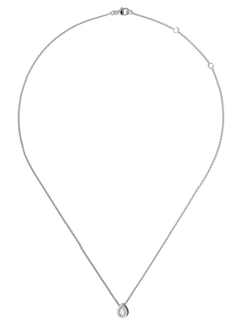 De Beers Jewellers 18kt white gold My First De Beers Aura pear-shaped diamond pendant necklace - Silver von De Beers Jewellers