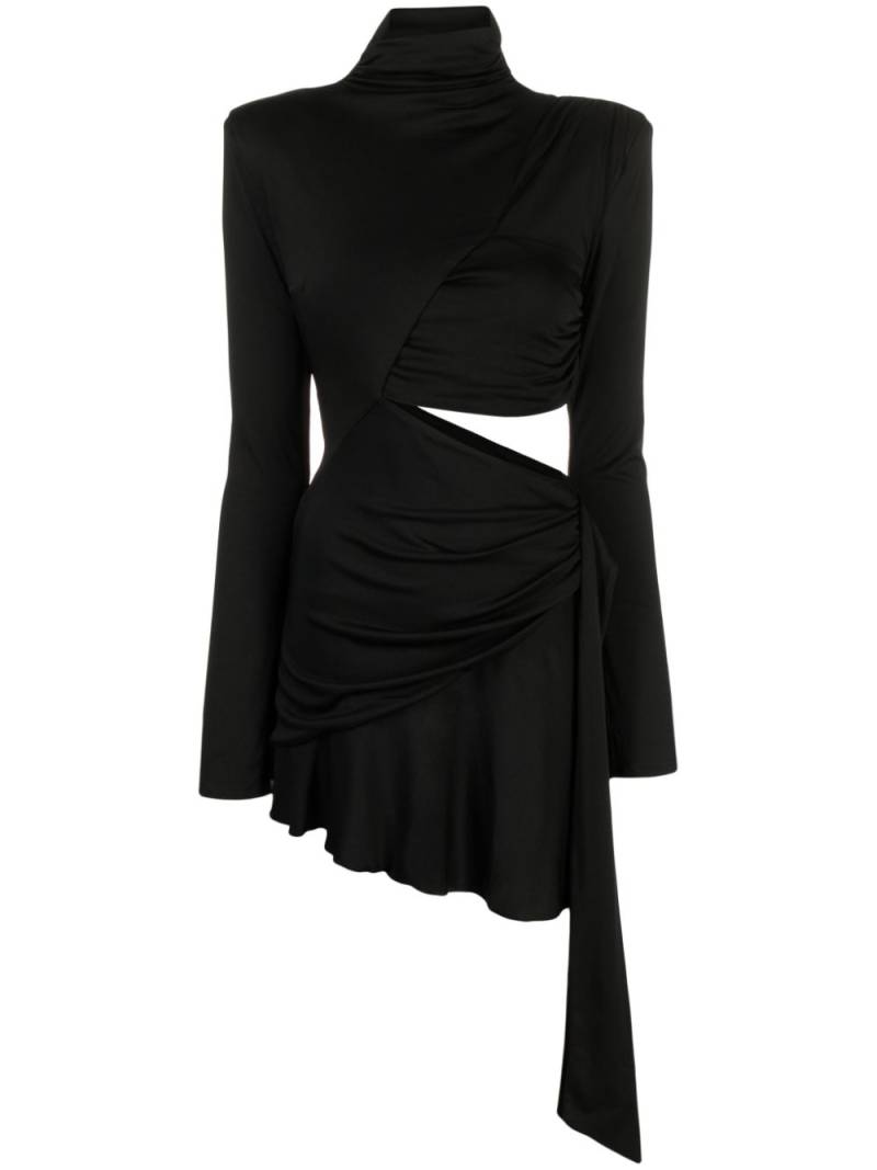 De La Vali Bowery cut-out detail minidress - Black von De La Vali