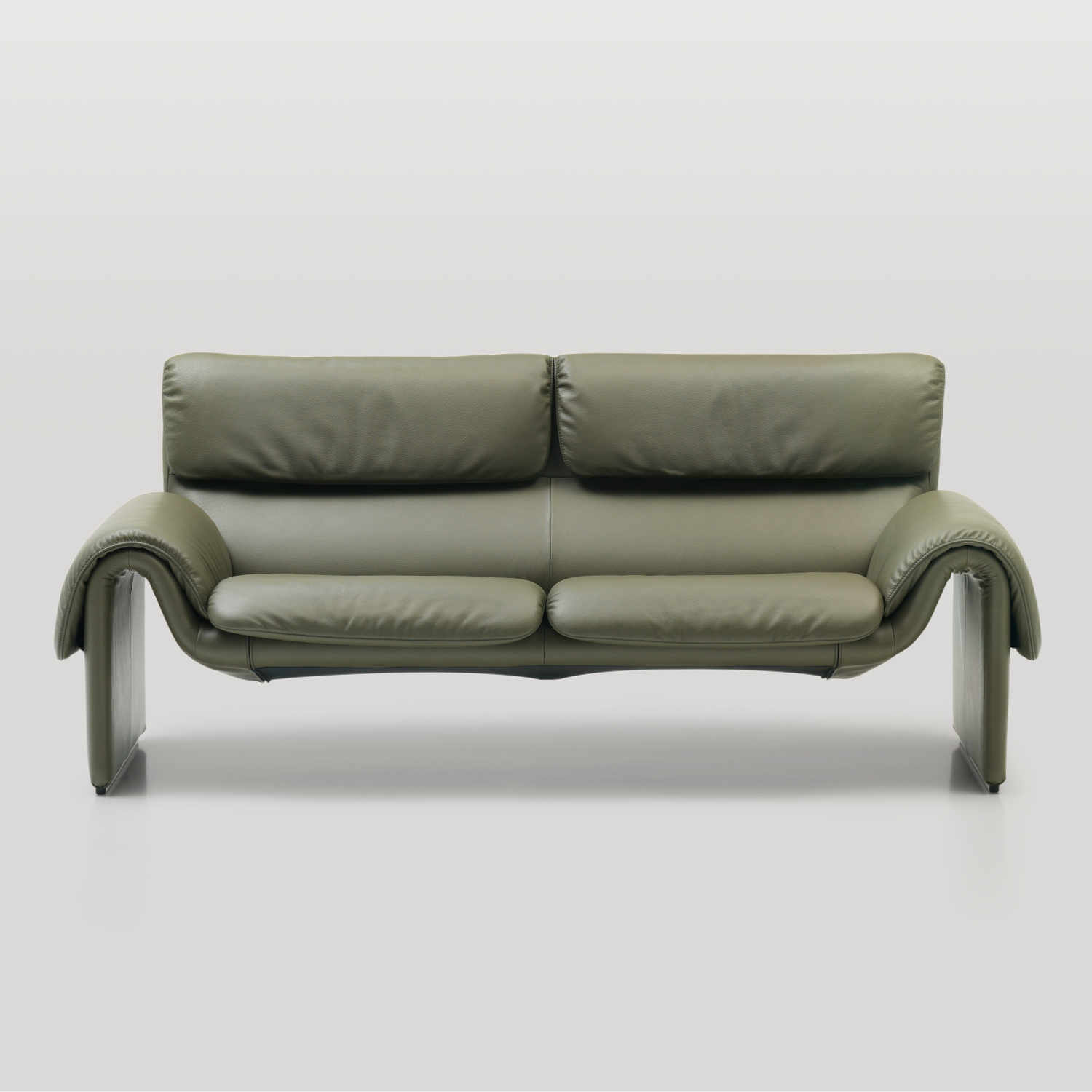 DS-2011/02 Sofa , Bezug select leder, olive von De Sede