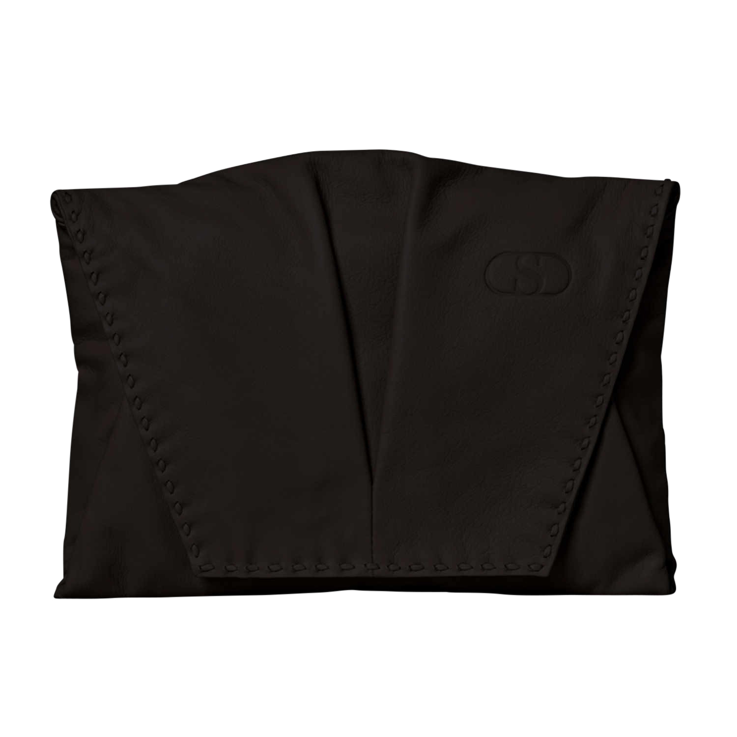 DS-CLUTCH L Handtasche, Leder touch, umbra von De Sede