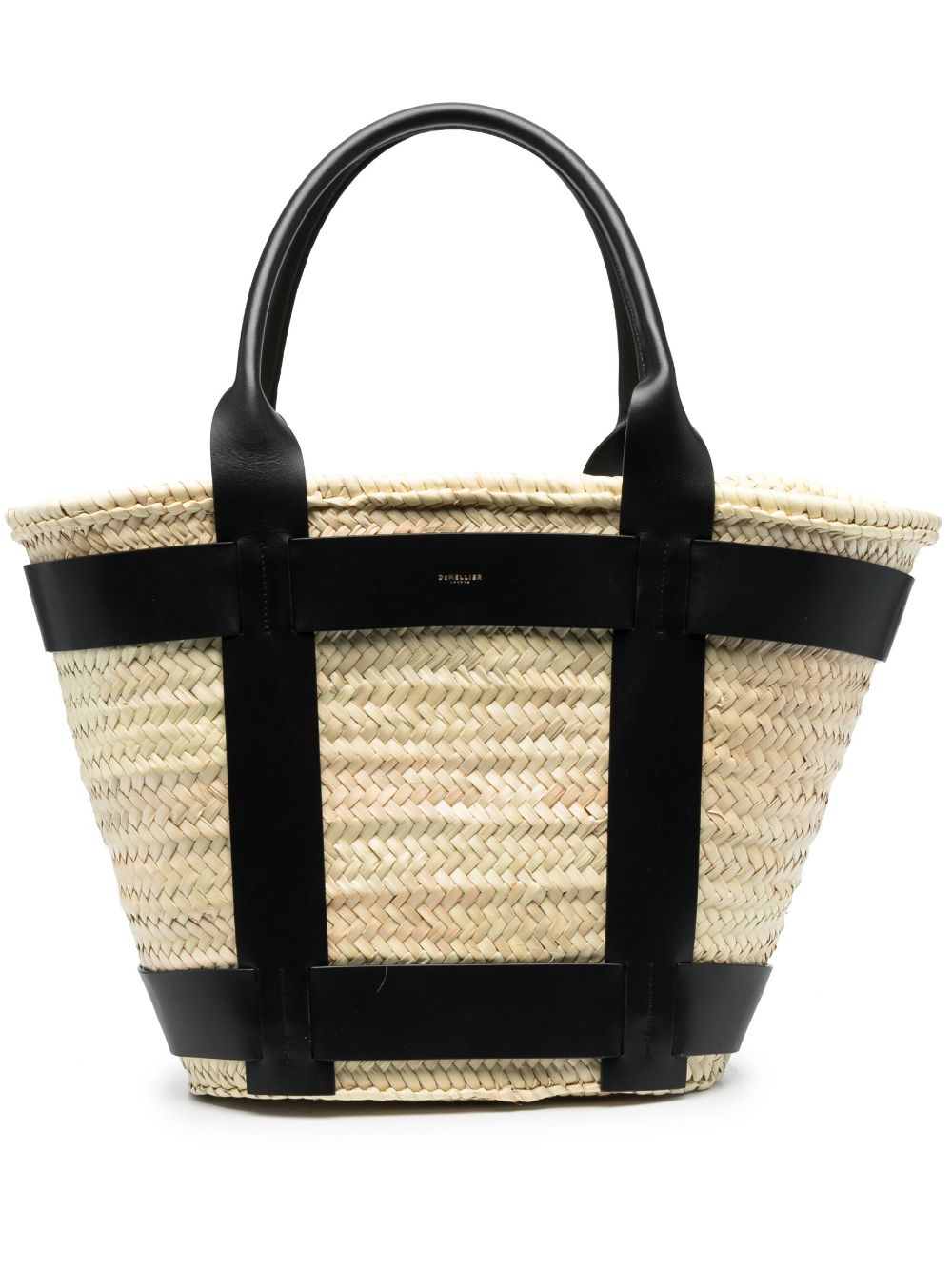 DeMellier The Santorini raffia beach bag - Neutrals von DeMellier