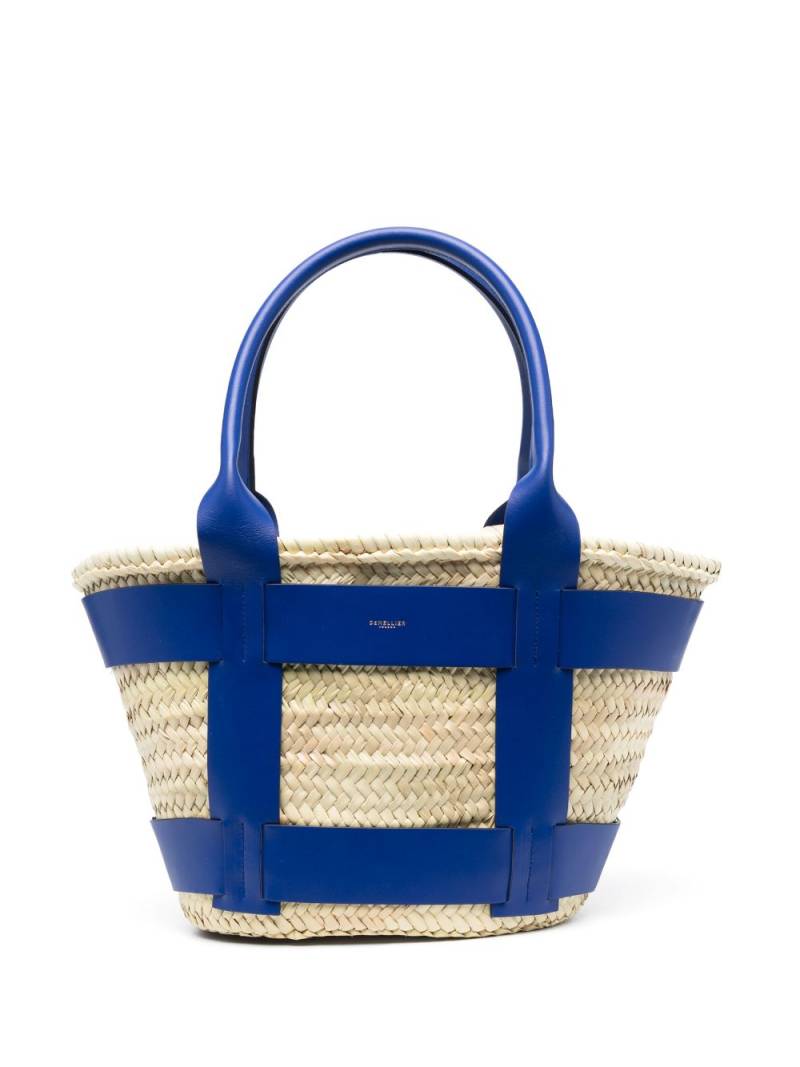 DeMellier The Santorini raffia beach bag - Neutrals von DeMellier