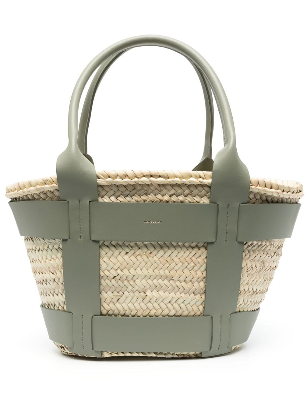 DeMellier The Santorini raffia tote bag - Neutrals von DeMellier