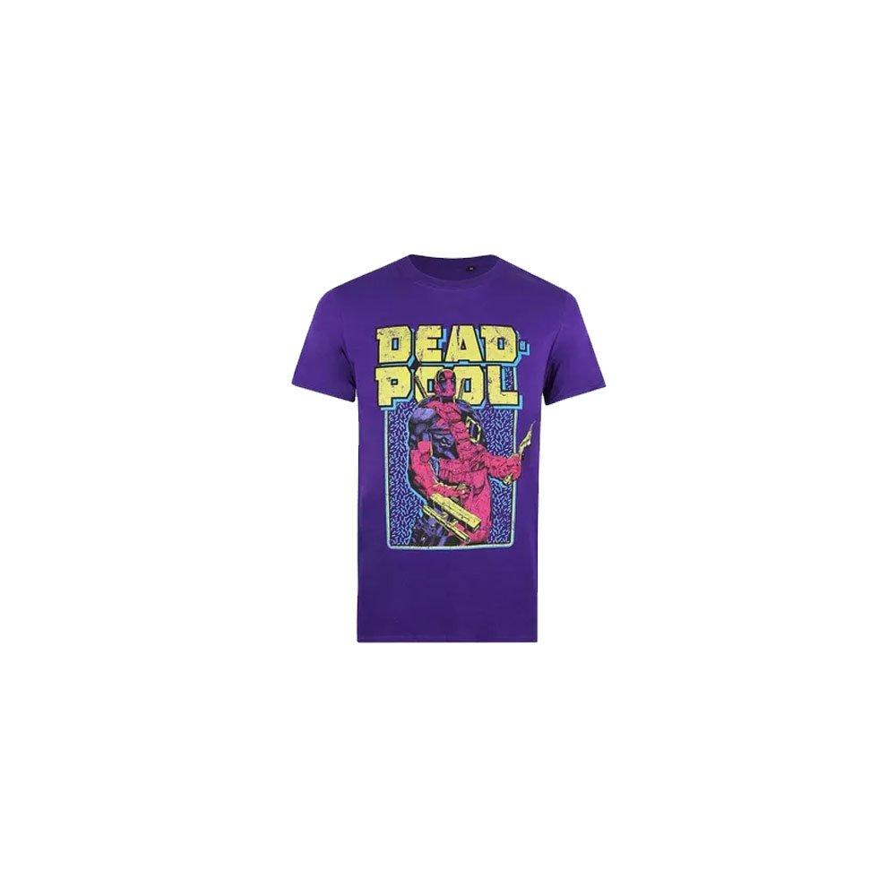 90's Tshirt Herren Lila L von Deadpool