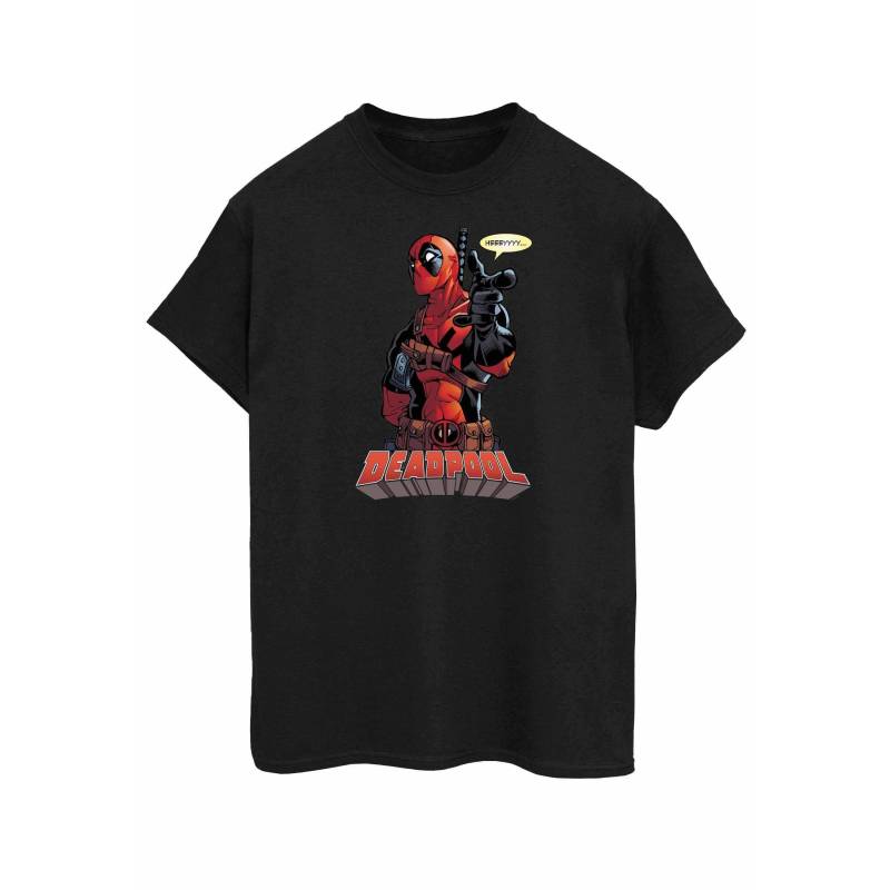 Hey You Tshirt Damen Schwarz 3XL von Deadpool