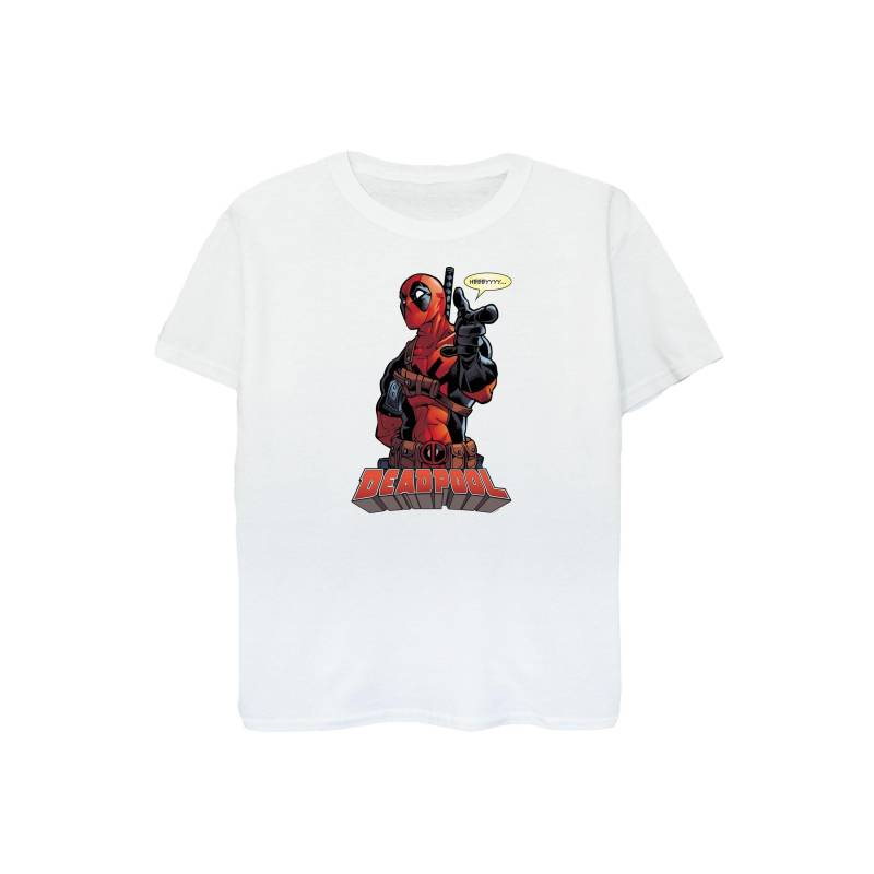 Deadpool - Hey You TShirt, für Damen, Weiss, Größe M von Deadpool