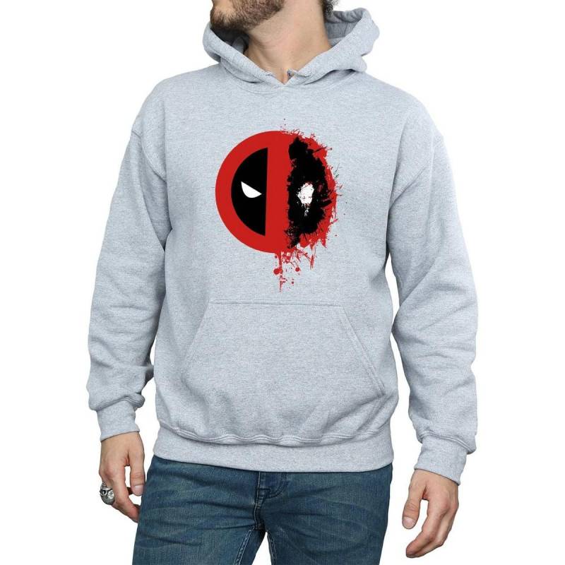 Kapuzenpullover Logo Damen Grau M von Deadpool