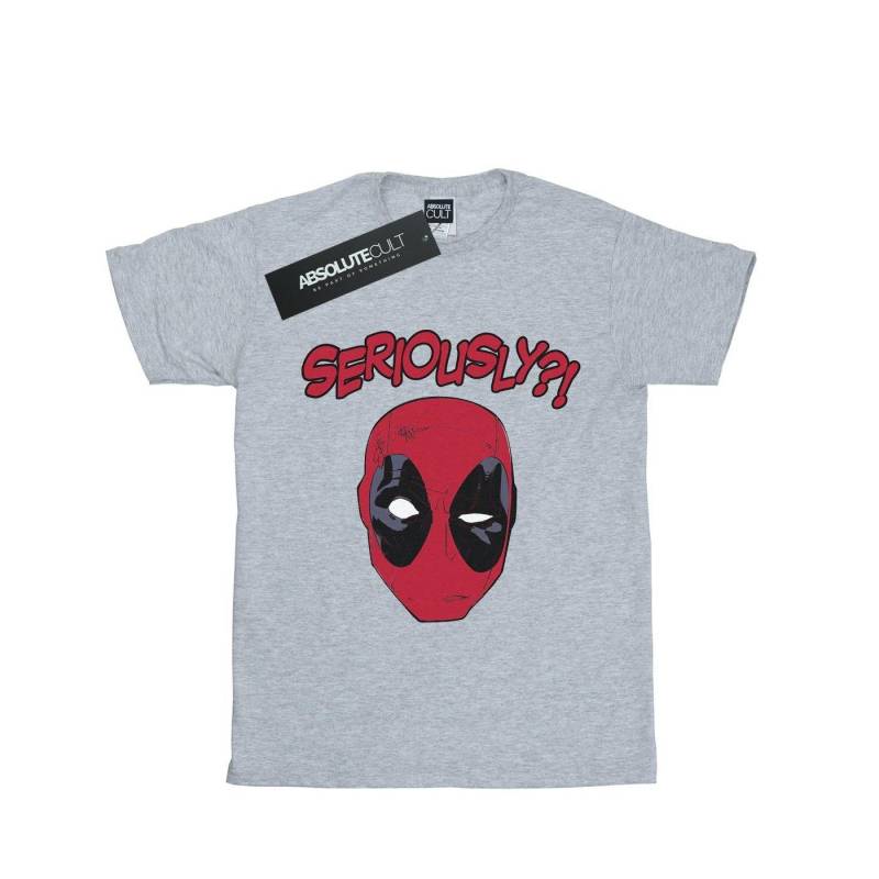 Seriously Tshirt Damen Grau L von Deadpool