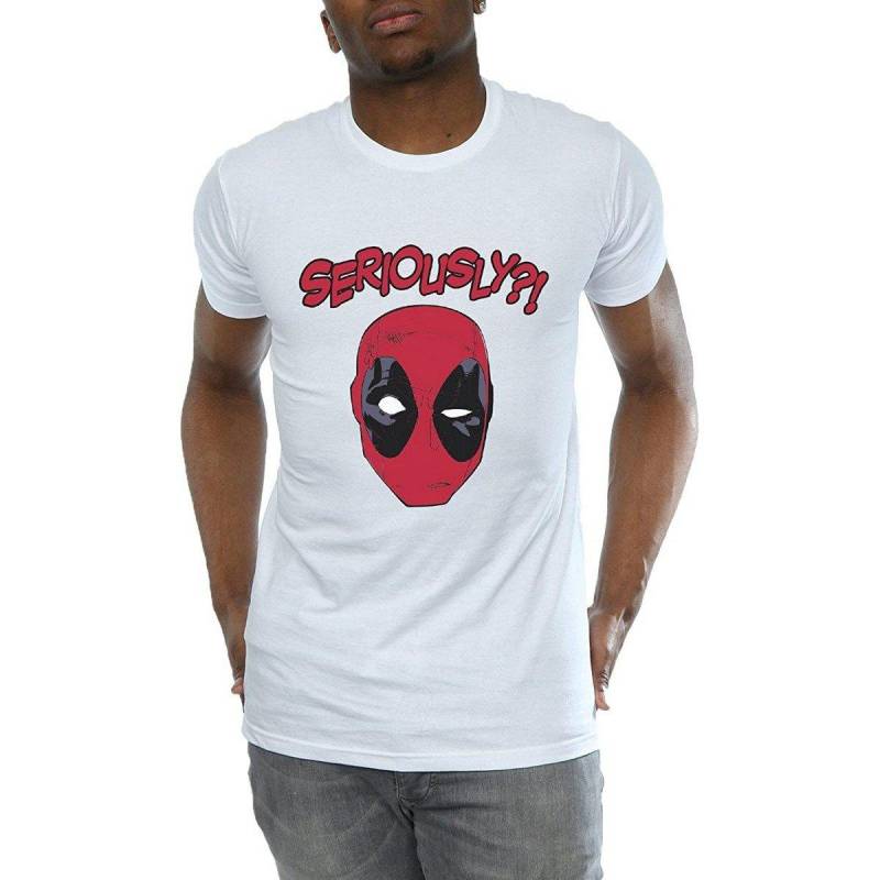 Seriously Tshirt Damen Weiss XXL von Deadpool