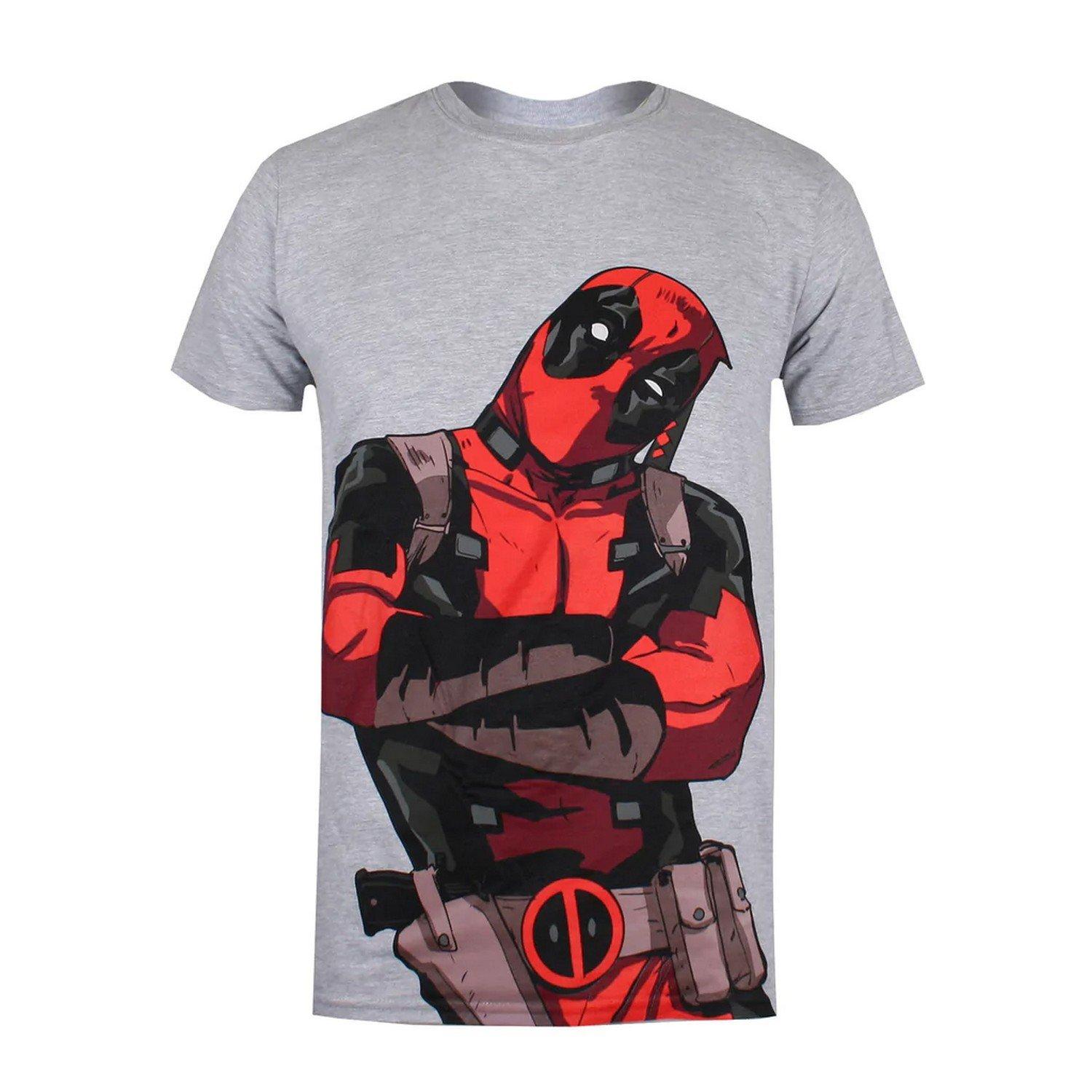 Talking Tshirt Herren Taubengrau M von Deadpool