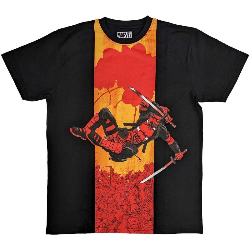 Tshirt Damen Schwarz XXL von Deadpool