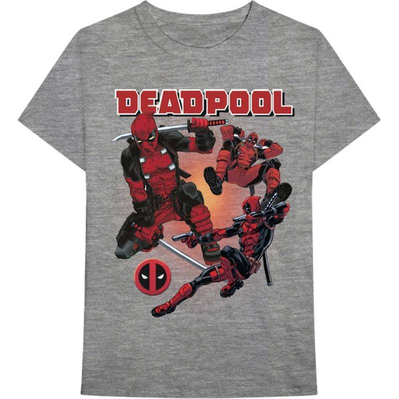 Deadpool - TShirt, für Herren, Grau, Größe XL von Deadpool