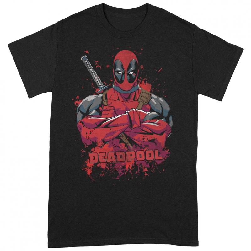 Tshirt Herren Schwarz M von Deadpool