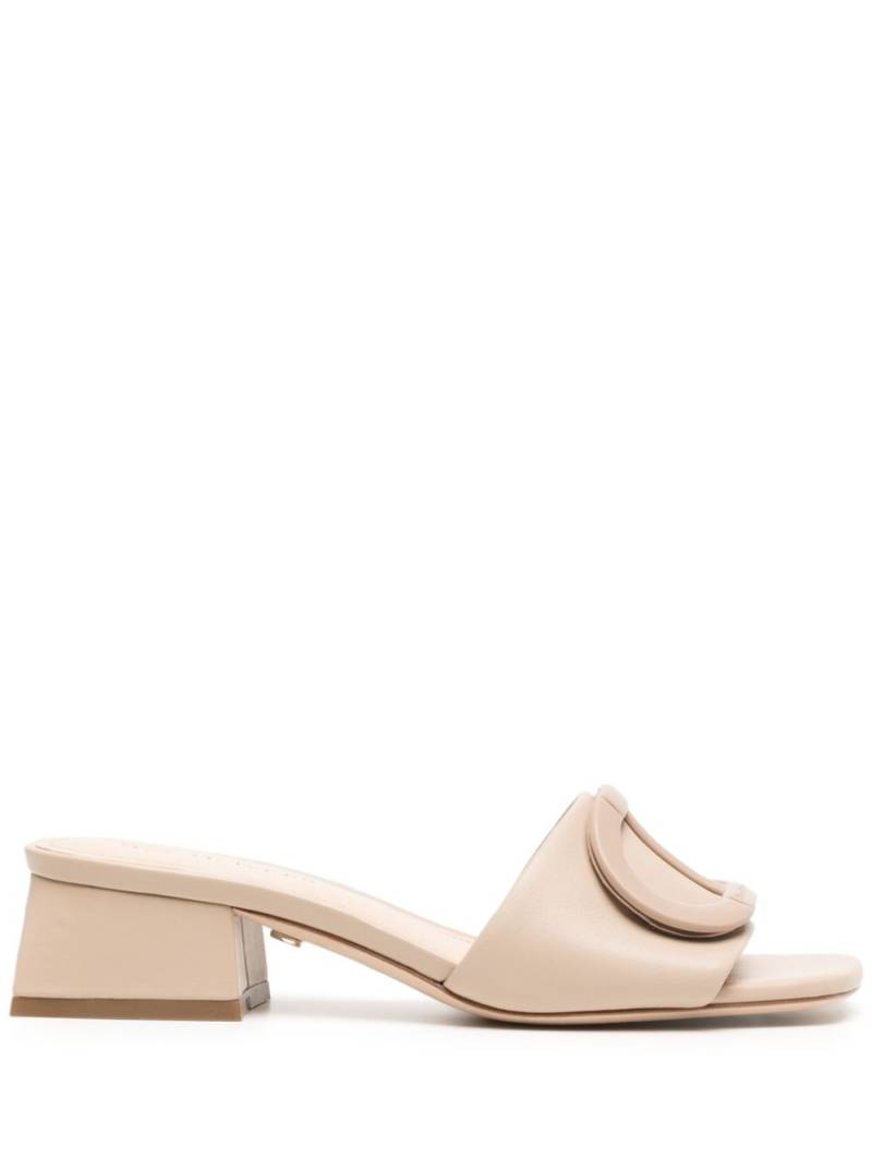 Dee Ocleppo Dizzy 35mm leather mules - Neutrals von Dee Ocleppo