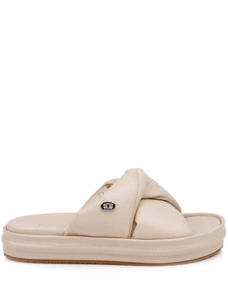 Dee Ocleppo Milan leather slides - Neutrals von Dee Ocleppo