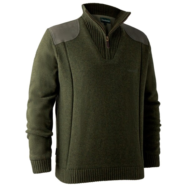 Deerhunter - Carlisle Knit with Stormliner - Softshellpullover Gr 3XL;4XL;L;M;S;XL;XXL oliv von Deerhunter