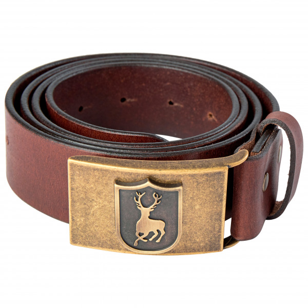 Deerhunter - Leather Belt - Gürtel Gr 115 cm braun;grau von Deerhunter