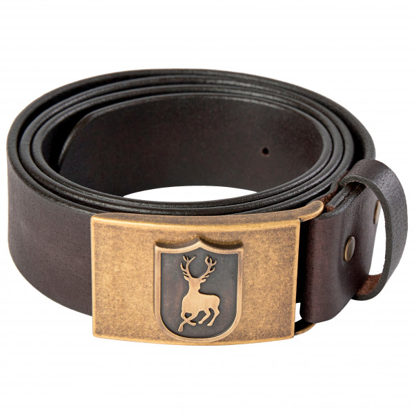 Deerhunter - Leather Belt - Gürtel Gr 115 cm grau von Deerhunter