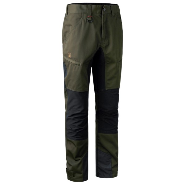 Deerhunter - Rogaland Stretch Trousers With Contrast - Trekkinghose Gr 26 - Short oliv/schwarz von Deerhunter