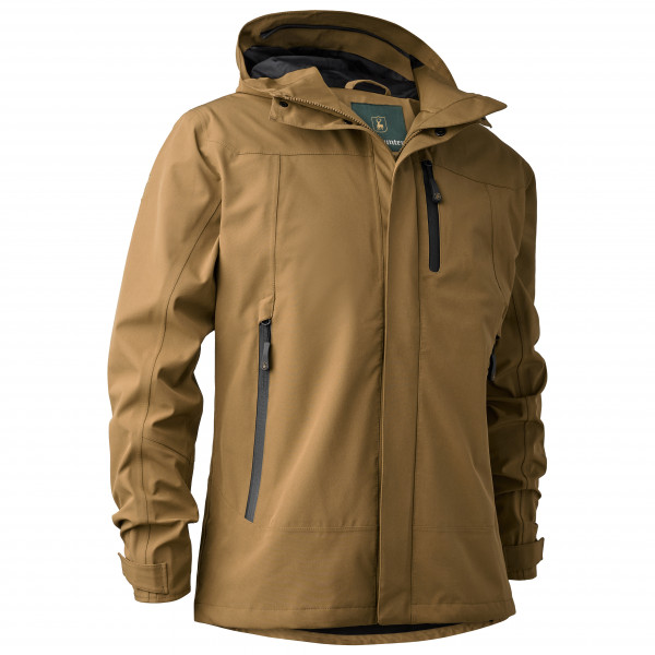 Deerhunter - Sarek Shell Jacket With Hood - Regenjacke Gr M braun von Deerhunter