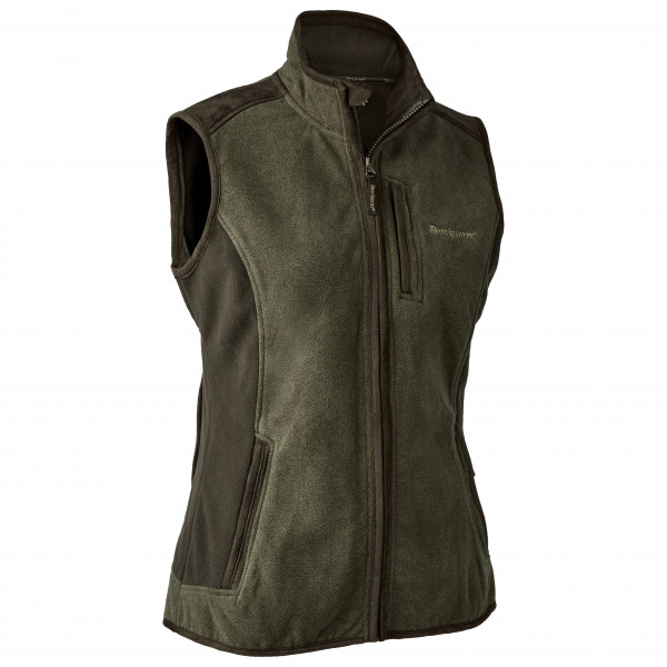 Deerhunter - Women's Pam Bonded Fleece Waistcoat - Fleecegilet Gr 36 oliv von Deerhunter