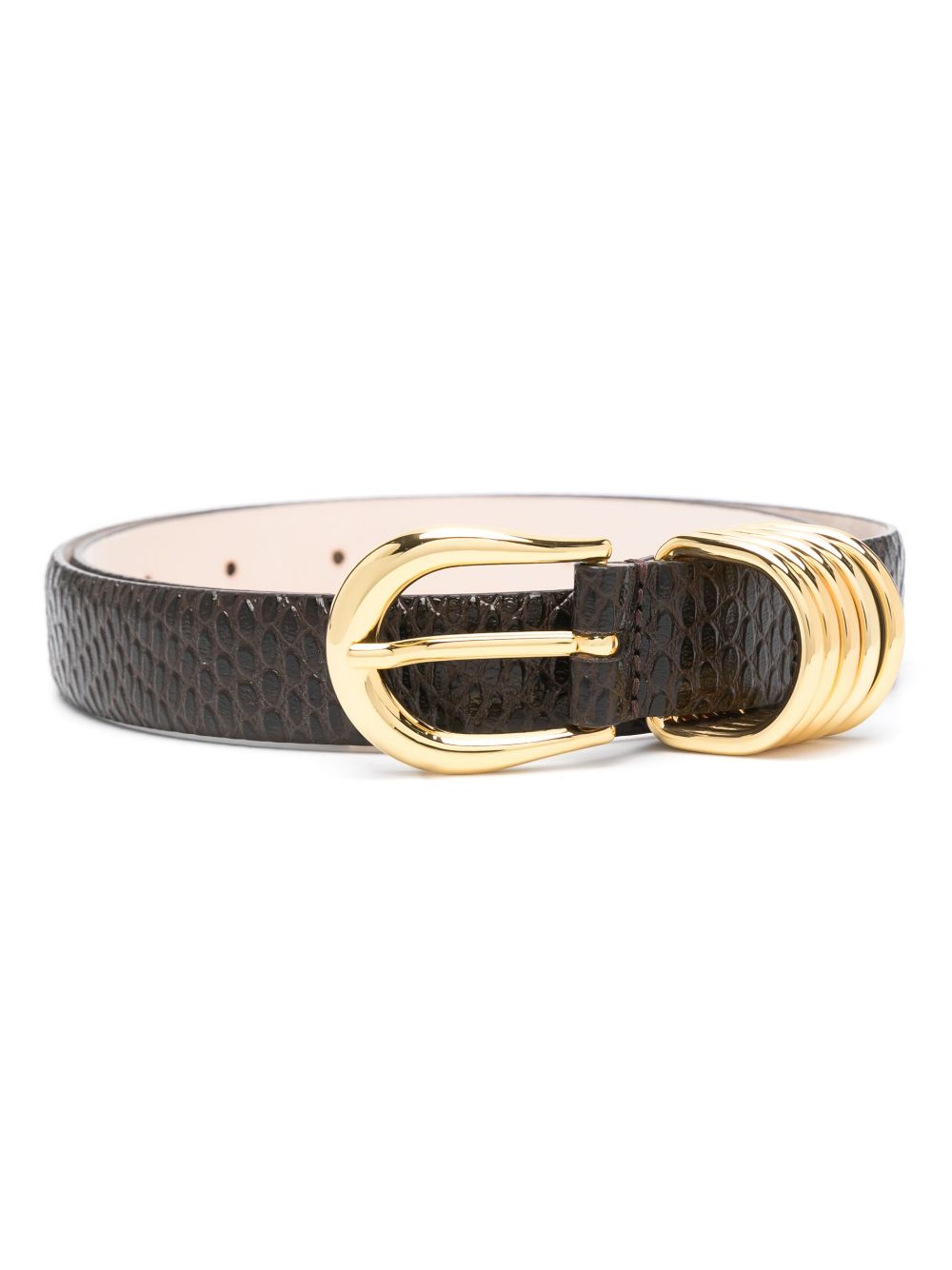 Déhanche Hollyhock Viper belt - Brown von Déhanche