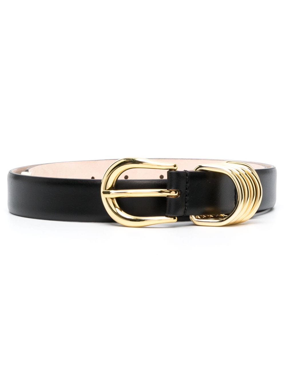 Déhanche Hollyhock leather belt - Black von Déhanche