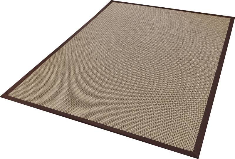 Dekowe Sisalteppich »Brasil«, rechteckig, Flachgewebe, Obermaterial: 100% Sisal, mit Bordüre, Wohnzimmer von Dekowe