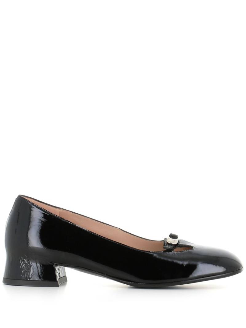 Del Carlo 30mm leather pumps - Black von Del Carlo