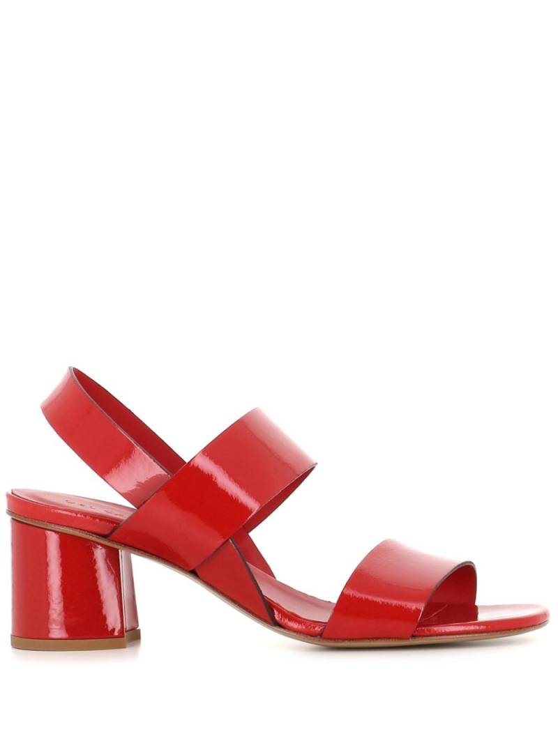 Del Carlo 55mm leather sandals - Red von Del Carlo