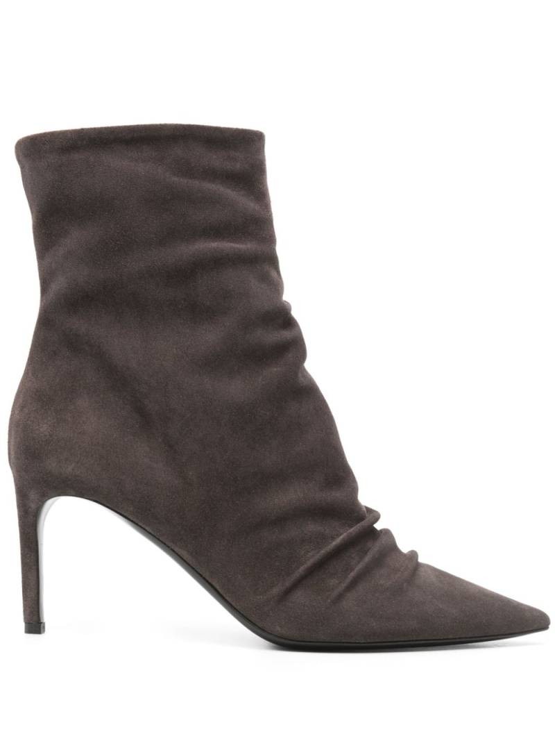 Del Carlo 70mm Sonia ankle boots - Grey von Del Carlo