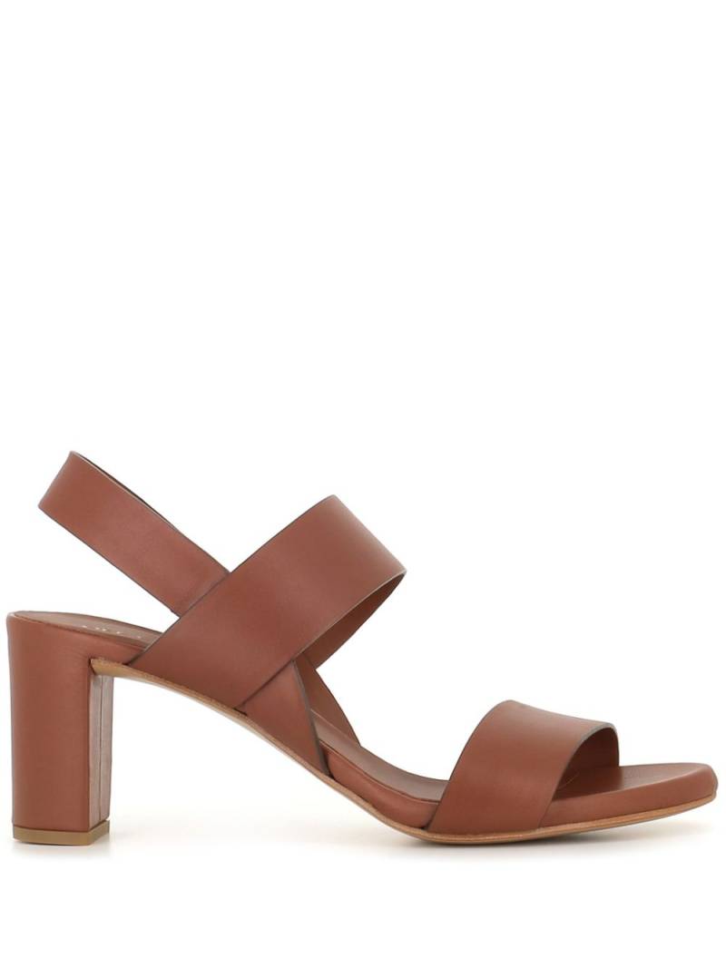 Del Carlo 75mm leather sandals - Brown von Del Carlo