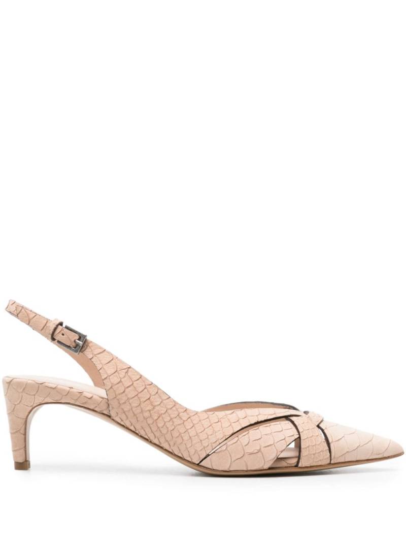 Del Carlo Décolleté 60mm leather pumps - Neutrals von Del Carlo