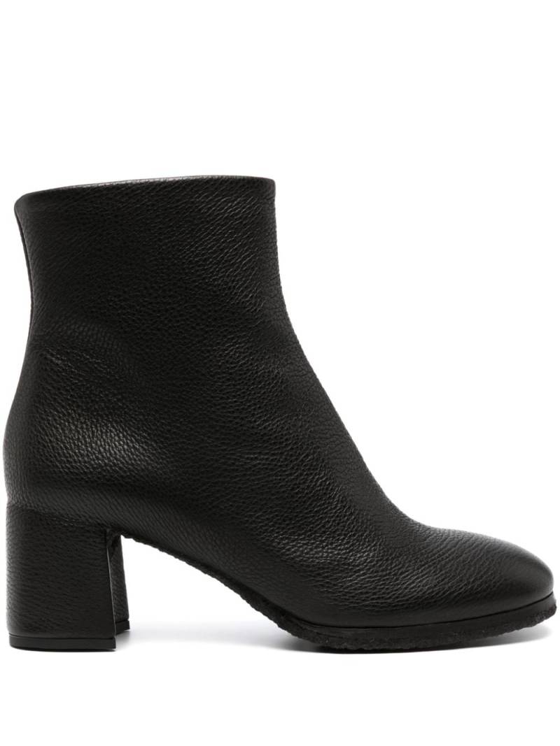 Del Carlo Holly 60mm leather ankle boots - Black von Del Carlo