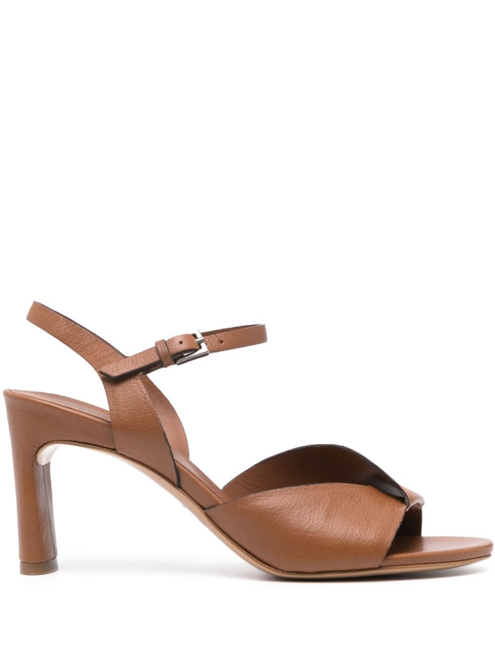 Del Carlo Metis 75mm leather sandals - Brown von Del Carlo