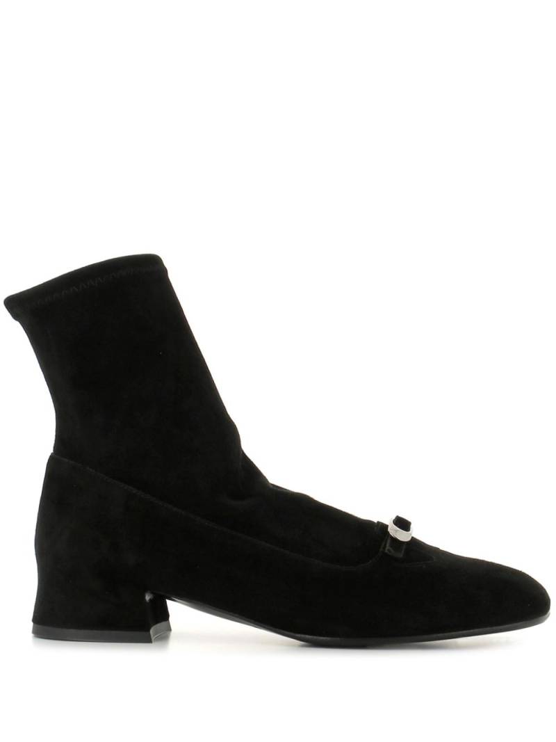 Del Carlo suede ankle boots - Black von Del Carlo